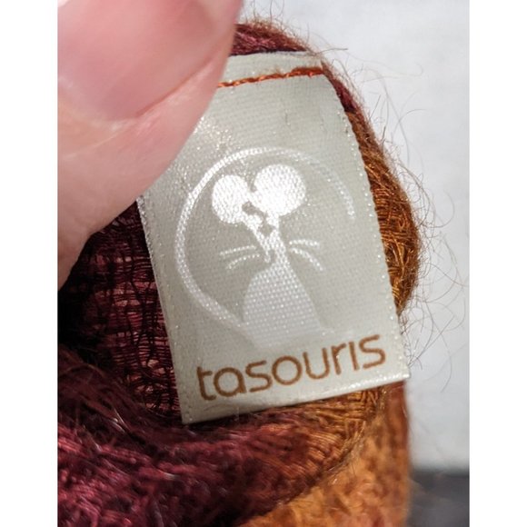 Tasouris Sunset Square Tiedye Scarf With Sequin Accents - Picture 3 of 9